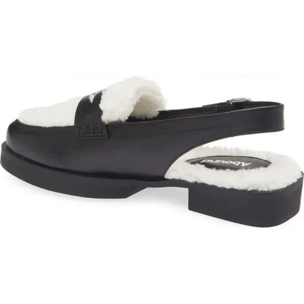 ✨Abound Luciana Faux Shearling Slingback Sz 6 Loafer Mule✨ - Image 3