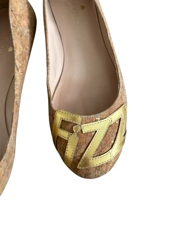 KATE SPADE Pop Fizz Cork Ballet Flats Size US 5.5 - Image 7
