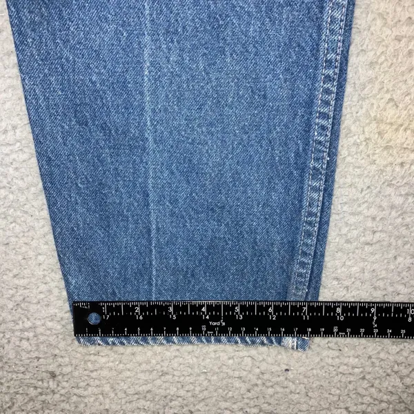 Vtg Wrangler Straight Leg Jeans Women 14 High Rise USA‎ Made 70s 80s Sustainable - Image 7