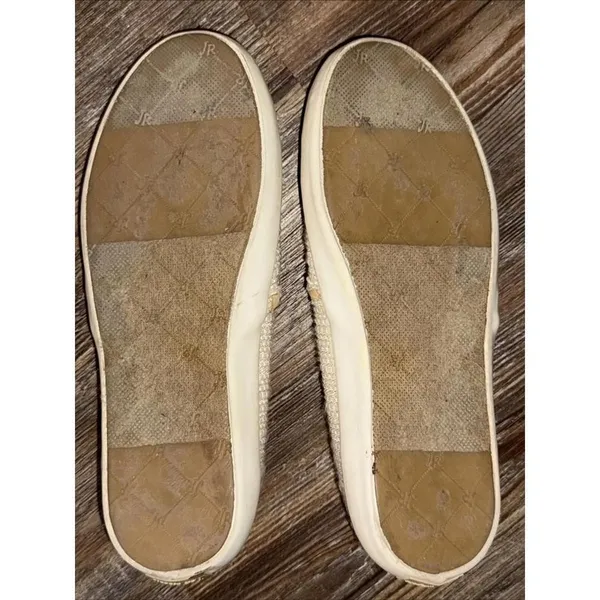 Jack Rogers Preppy Designer Quiet Luxury Loafer Flats‎ Gold Sneakers 5.5 - Image 12