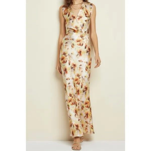 BEC & BRIDGE Sunset Floral Maxi Dress - 6(US) - Image 3
