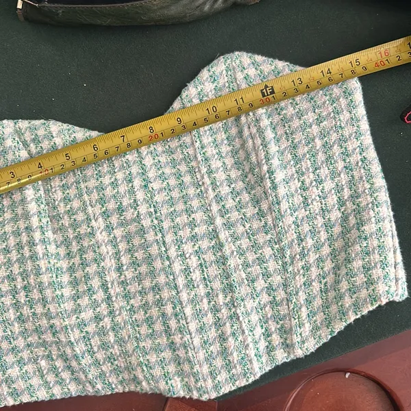 NWT Zara Checkered Tweed Corset Top‎ - Image 6