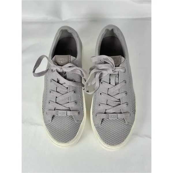 UGG Zilo Knit Sneaker Soft Amethyst US 6.5 M Ladies Lace Up Grey - Image 10