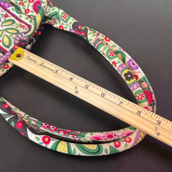 Vera Bradley Viva La Vera Print Bag Eloise Kiss Clasp Metal Closure Quilted - Image 16