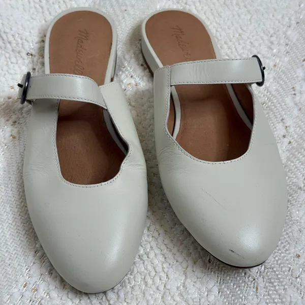 Madewell The Kinley Mary Jane Mule in Ivory Cream Size 9.5 - Image 3