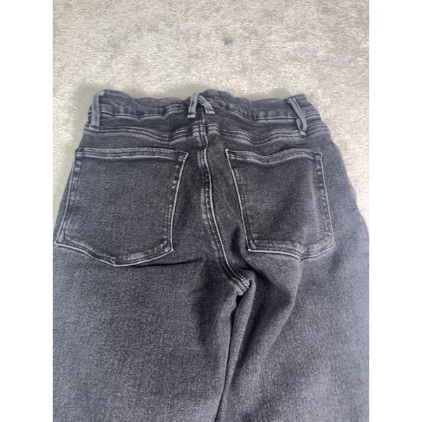 good american good legs straight jeans black 10/30 - Image 8