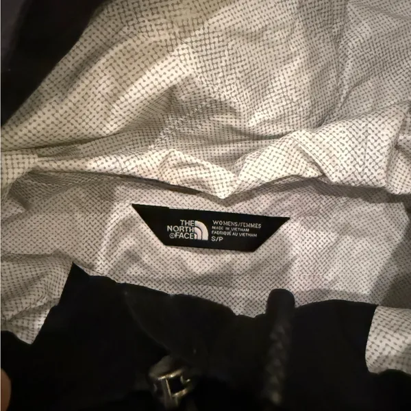 Black north face rain jacket - Image 2