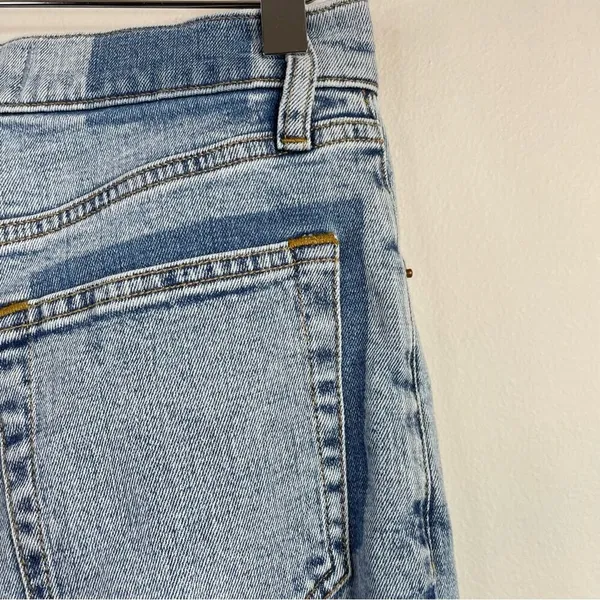 Abercrombie Curve Love Ultra High Rise Ankle Straight Jeans Patched 25 0 short - Image 7