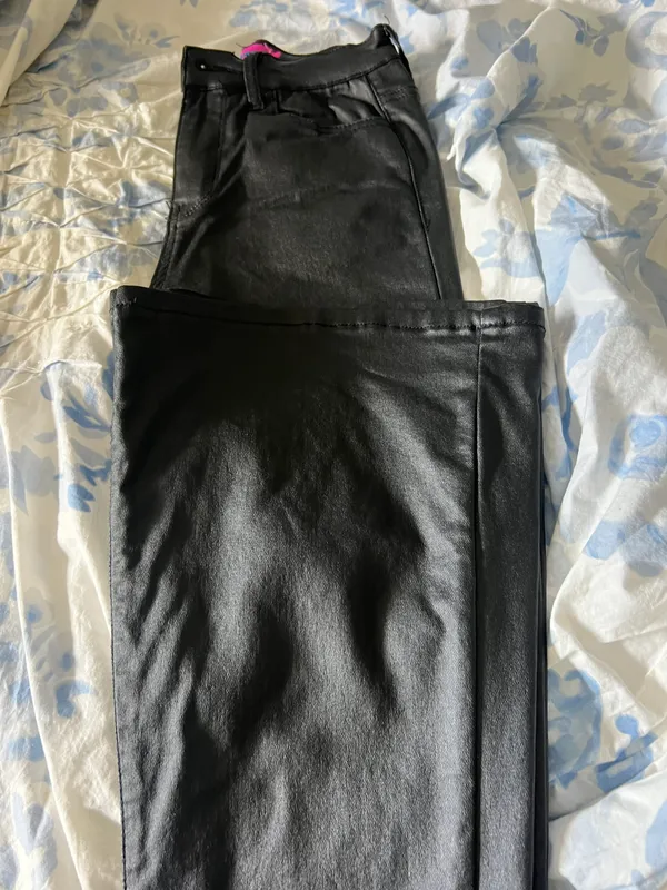 Edikted Leather Pants - Image 2