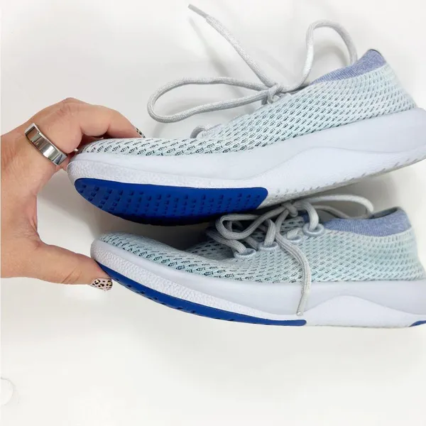 Allbirds Womens Tree Dasher Blue White Sneakers Lace Up Size 8.5 - Image 6