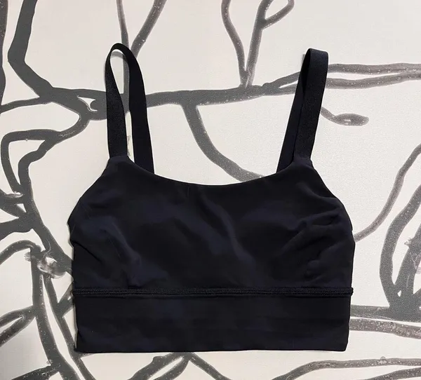 LULULEMON Both Ways Black Sports Bra Women’s Sz 4 Excellent Condition - Image 3