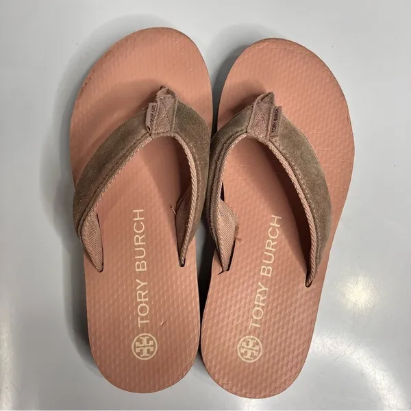 Tory‎ Burch platform 70’s flip flops pink size 6 - Image 6
