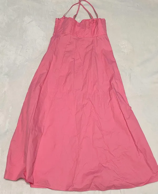 Amazon Hot Pink Maxi Dress - Image 3