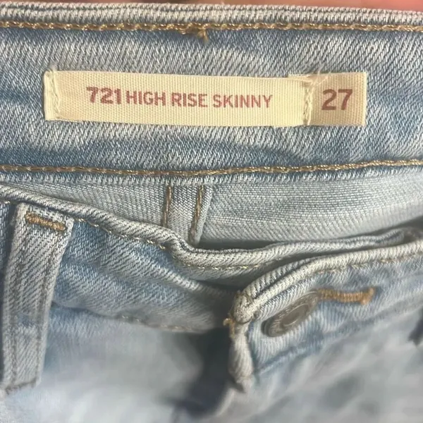 ✨Levi’s 721 High Rise Skinny Women's Sz 27 Jeans✨ - Image 8