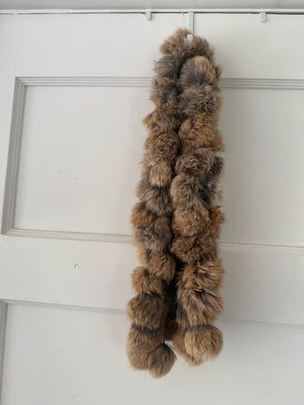 Rabbit scarf Brown - Image 2