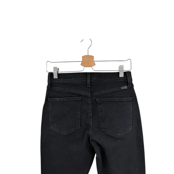 AYR The Stir Jeans Black High Rise Straight Crop Stretch‎ Denim 27S - Image 10