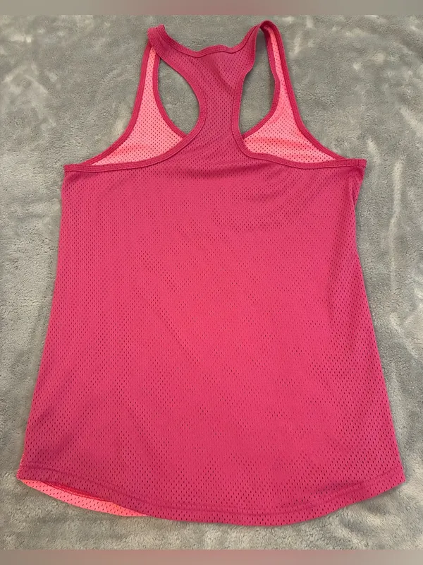 Under Armour Women’s Pink Racerback Training Tank Size Medium - Image 2