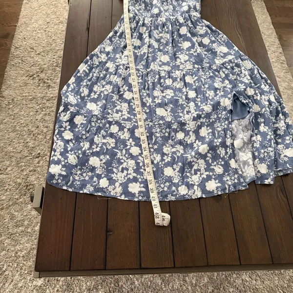Ultra Flirt Floral Maxi Dress Size L | Flowy Boho Summer Dress - Image 7