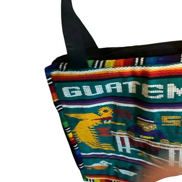 Vintage Guatemala Needle Point‎ Boho Lightweight Purse/Tote Nwot Unbranded - Image 2