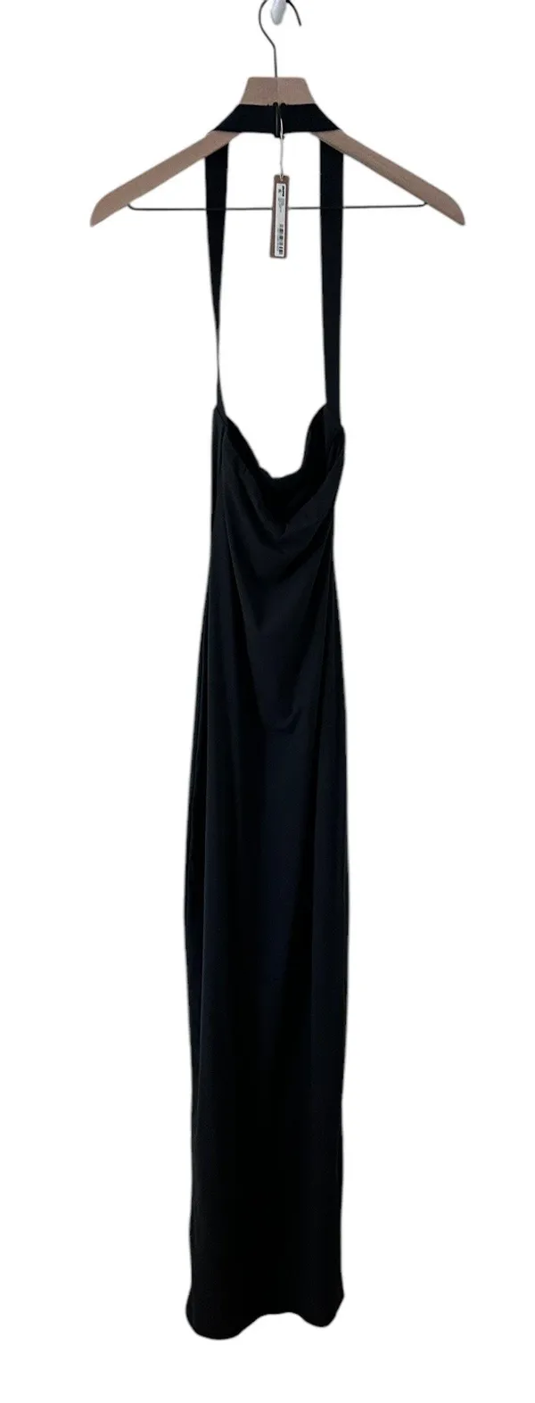 Fits Everybody Wrap Long Slip Dress - Onyx Size Small NWT Authentic - Image 4