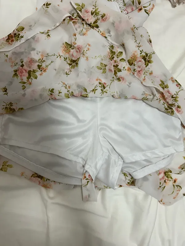 White floral dress - Image 5