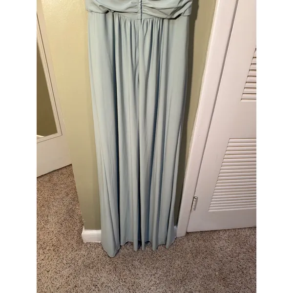 Celebrate DB Studio Womens Sz 10 Jersey Twist Knot Empire Waist Dress Dusty Sage - Image 8