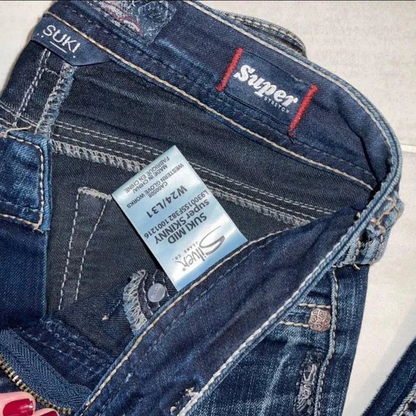 SUKI Silver Jeans - Image 3