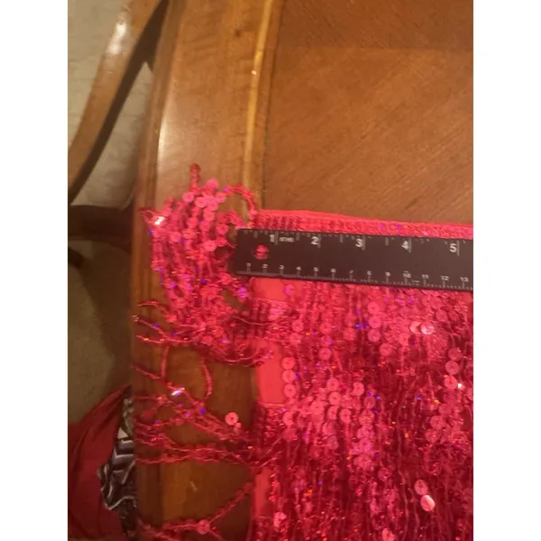 Sequin Mini DANCE Skirt Women’s Size One Size Pink - Image 5
