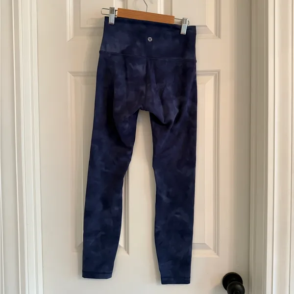 Lululemon Wunder Train High-Rise Tight 25" *Diamond Dye Naval Blue | Size 4 - Image 5