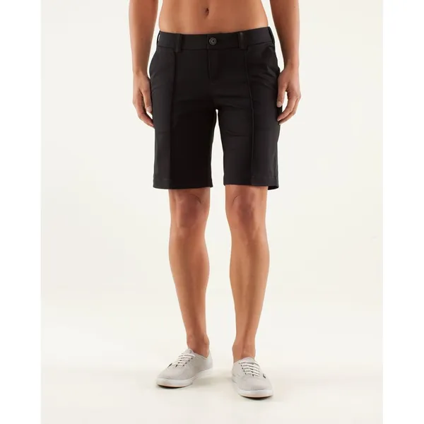 Lululemon Club Short Women's Size 8 Black 9" Golf Tennis Stretch Shorts - Image 13