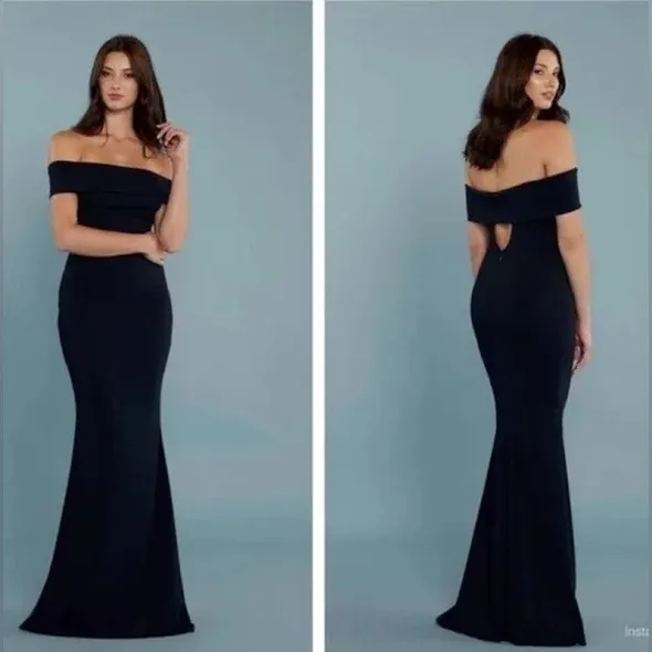 Katie May X Noel And Jean‎ Legacy Gown in Navy 0 - Image 2