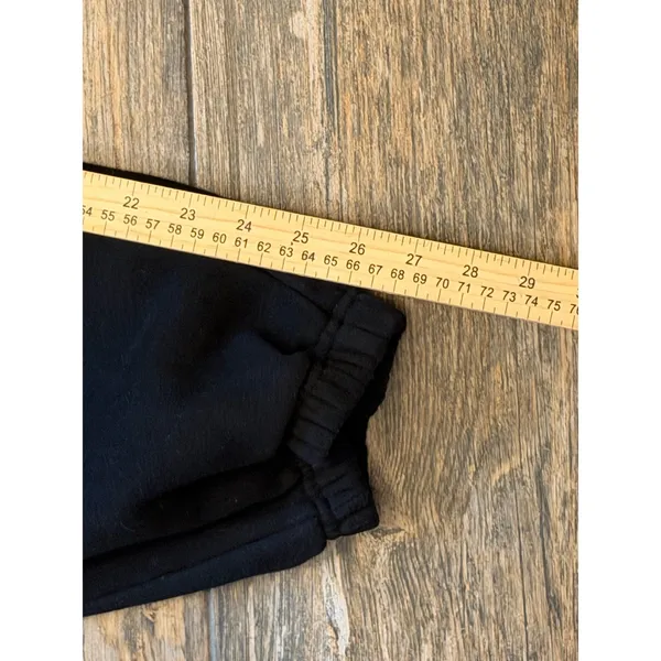 Parke Black Fleece‎ Lined Jogger Sweatpants Elastic Waist L/XL Lounge Cozy - Image 6