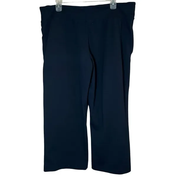 Ralph Lauren Active LRL Wide Leg Pull-on Stretch Pants Womens Sz XL Crop Yoga - Image 3