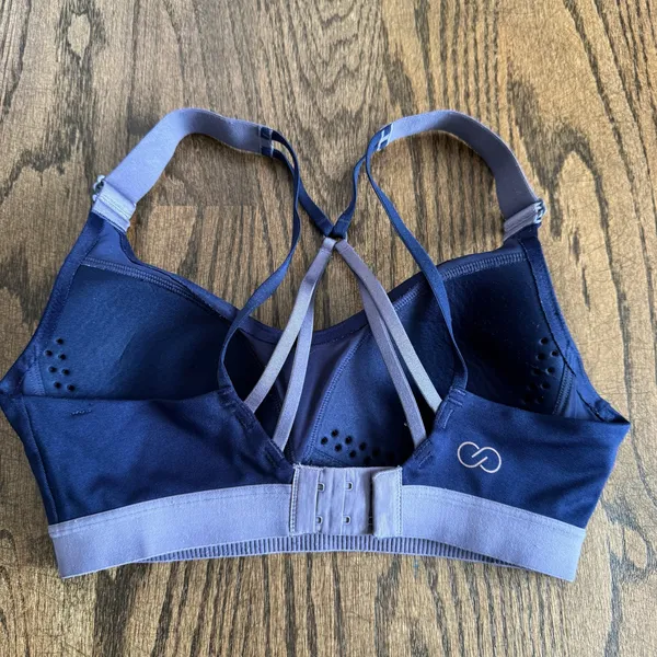 Calia by Carrie Underwood Soft Cup Medium Support Sports Bra Purple Size XS - Image 2