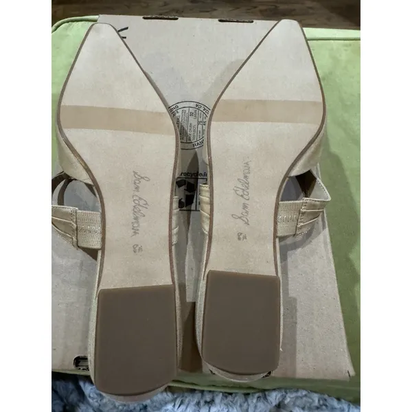 Sam Edelman JUDIE BIT MULE Size 8.5 Light Beige Slip On - Image 6