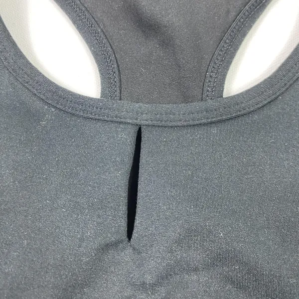 Fabletics Sports Bra Womens Small Black Racerback Hook Closure‎ Workout Gym Yoga - Image 4
