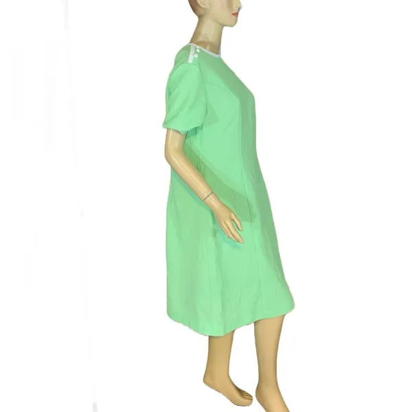 Vintage Holly Hill 1960'S Green Shift Dress (Appx Large) - Image 8