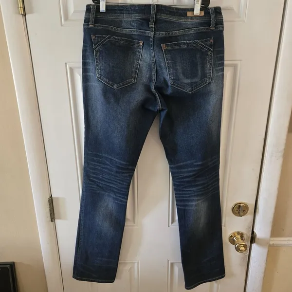 BKE Buckle Black No. 53 Straight Jeans Womens Size 29x32 Candiani Denim Italy - Image 2