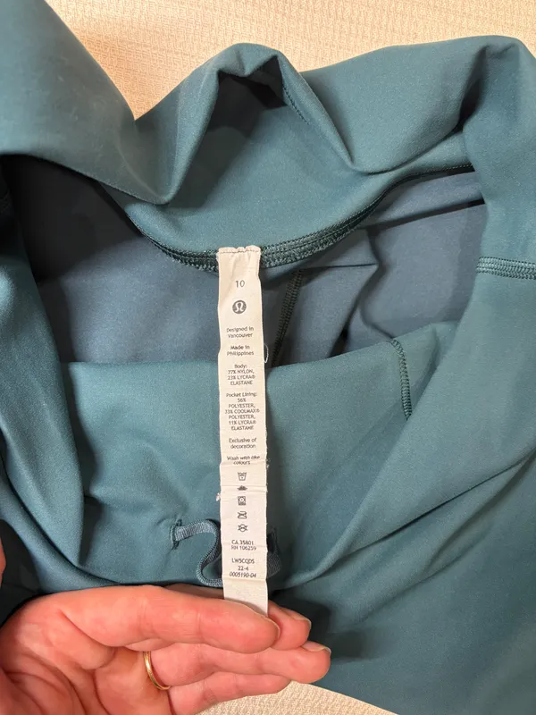 Lululemon Wunder Train High Rise Leggings 25” - Green Jasper - Image 7