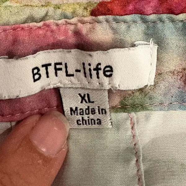 BTFL-Life Floral Button Down Shirt - flowery Size XL - Image 5