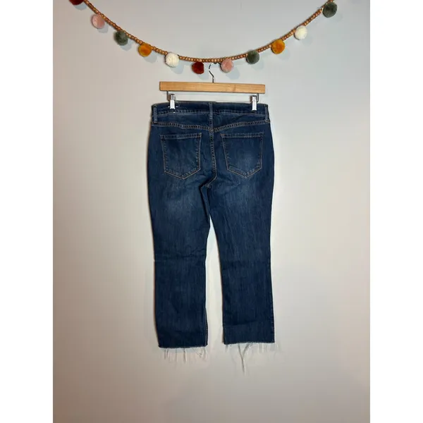 Old Navy dark wash Flare Ankle jeans - Image 2