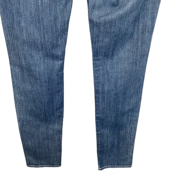 7 For All Mankind Distressed Skinny‎ Jeans Roxanne Style Size 31 Denim Low-Rise - Image 11