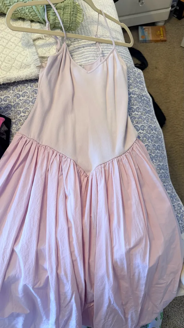 Maeve Anthropologie Sleeveless RibbedPoplin Twofer Midi Dress - Image 2