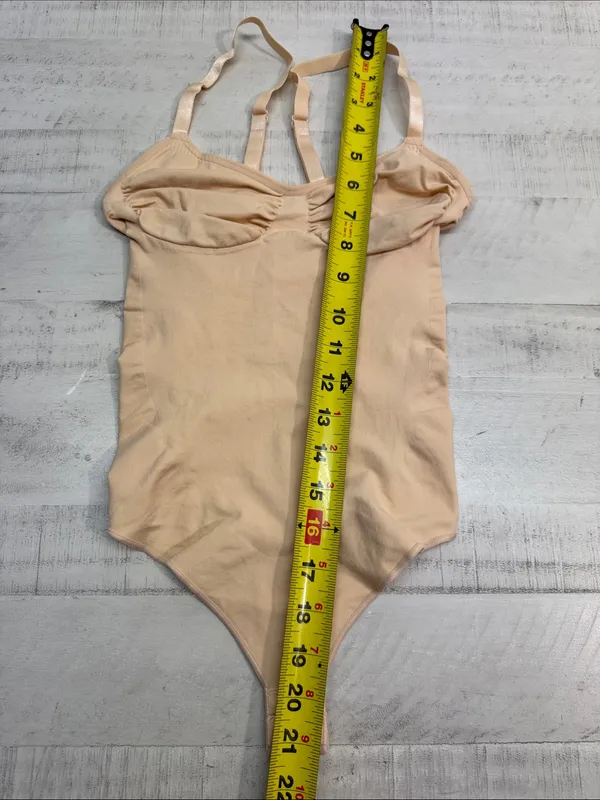 SHAPERX Tummy Control Shapewear Thong Bodysuit Seamless size small-medium - Image 6