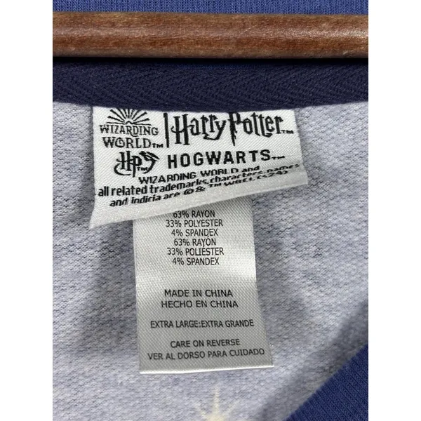 Harry‎ Potter Hogwarts Womens Long Sleeve Lounge Top XL - Image 2
