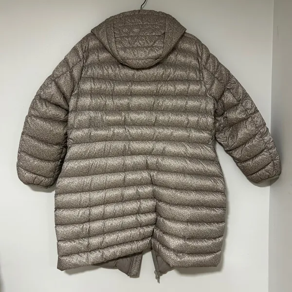 Lands End 1X Lightweight Puffer Coat Hooded Quilted‎ Down Fill Winter Warm - Image 8