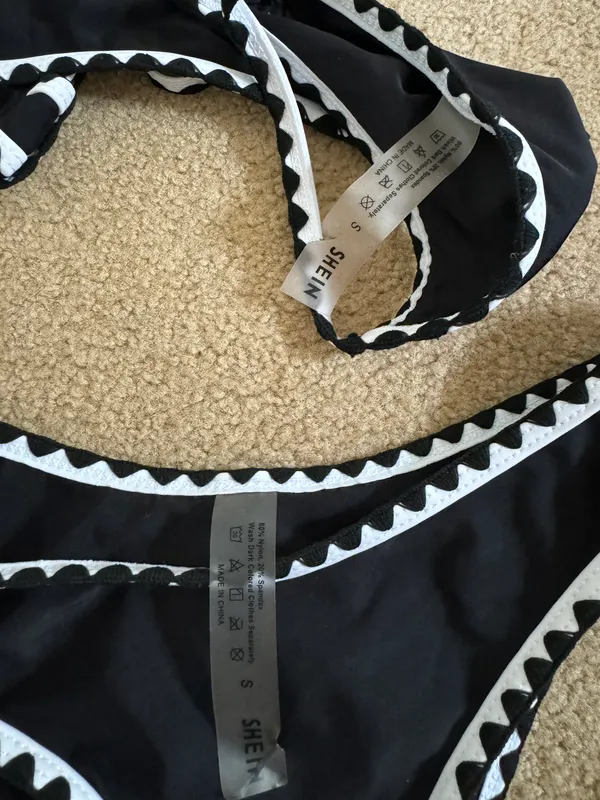 SheIn Black And White Bikini - Image 2