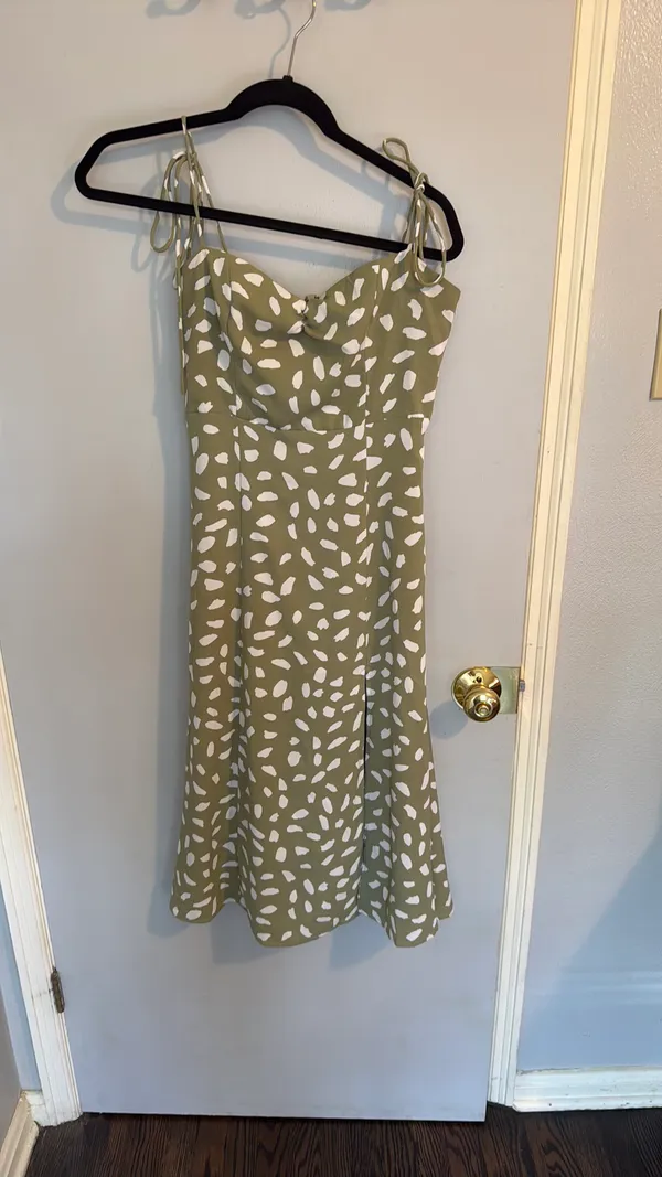 MIDI Sage Green Dress - Image 3