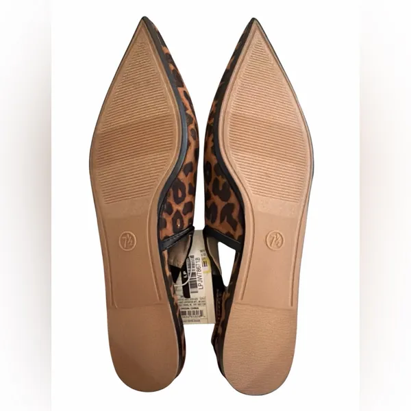 Women's London Sling Back Leopard Print Flats - A New Day NWT - Image 4