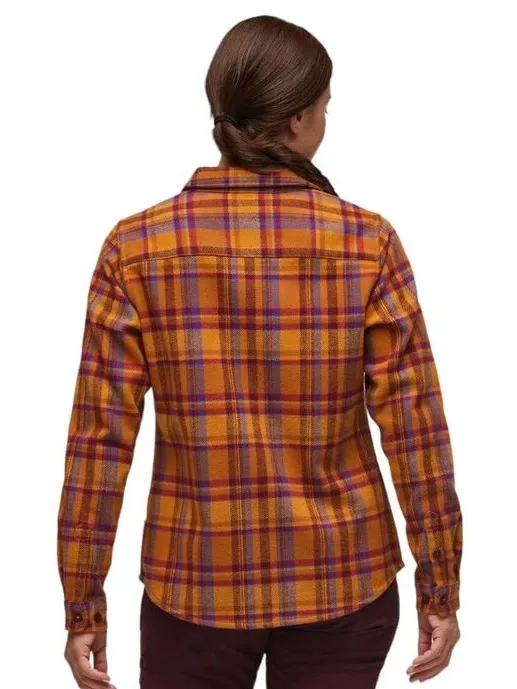 Cotopxi Women’s Mero Organic Cotton Flannel Shirt Longsleeve in Plaid M - Image 2
